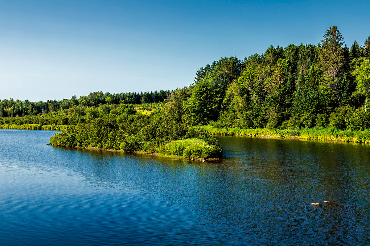 Salmon river - Activity of the Marécage-des-Scots Regional Park